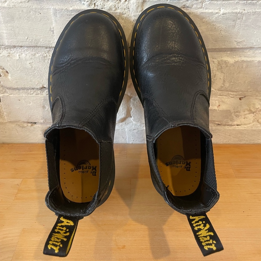 Dr. Martens 2976 Lo Rogue Black Leather Chelsea Boots UK4 EU37 - Picture 4 of 7